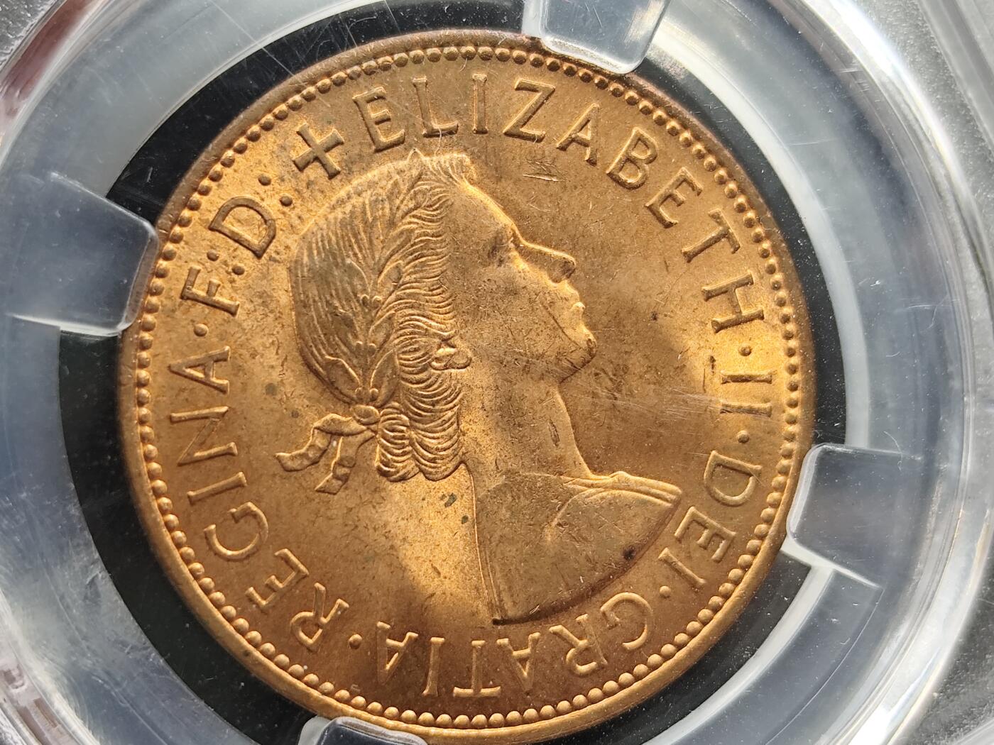 1月18日徽章钱币专场 众诚评级英国铜币