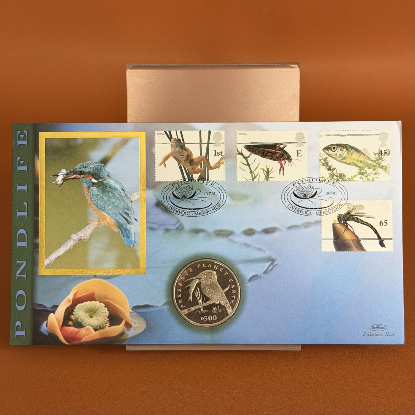 ＜星葵钱币社＞散币克朗场第68期·1月23日发货 〈邮币封〉波黑的994年保护地球·河翠鸟500第纳尔克朗型纪念币