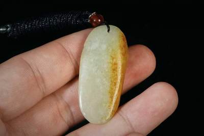 上海都达杂项专场三十四【年后发货全场包邮】  天然和田玉精雕《寿星公》挂件86-245