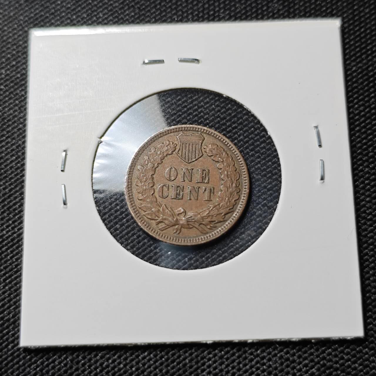 KK钱币收藏小铺  第388期  2月预留时间 周末发货  1883美国1分铜币 细节不错 早点年份