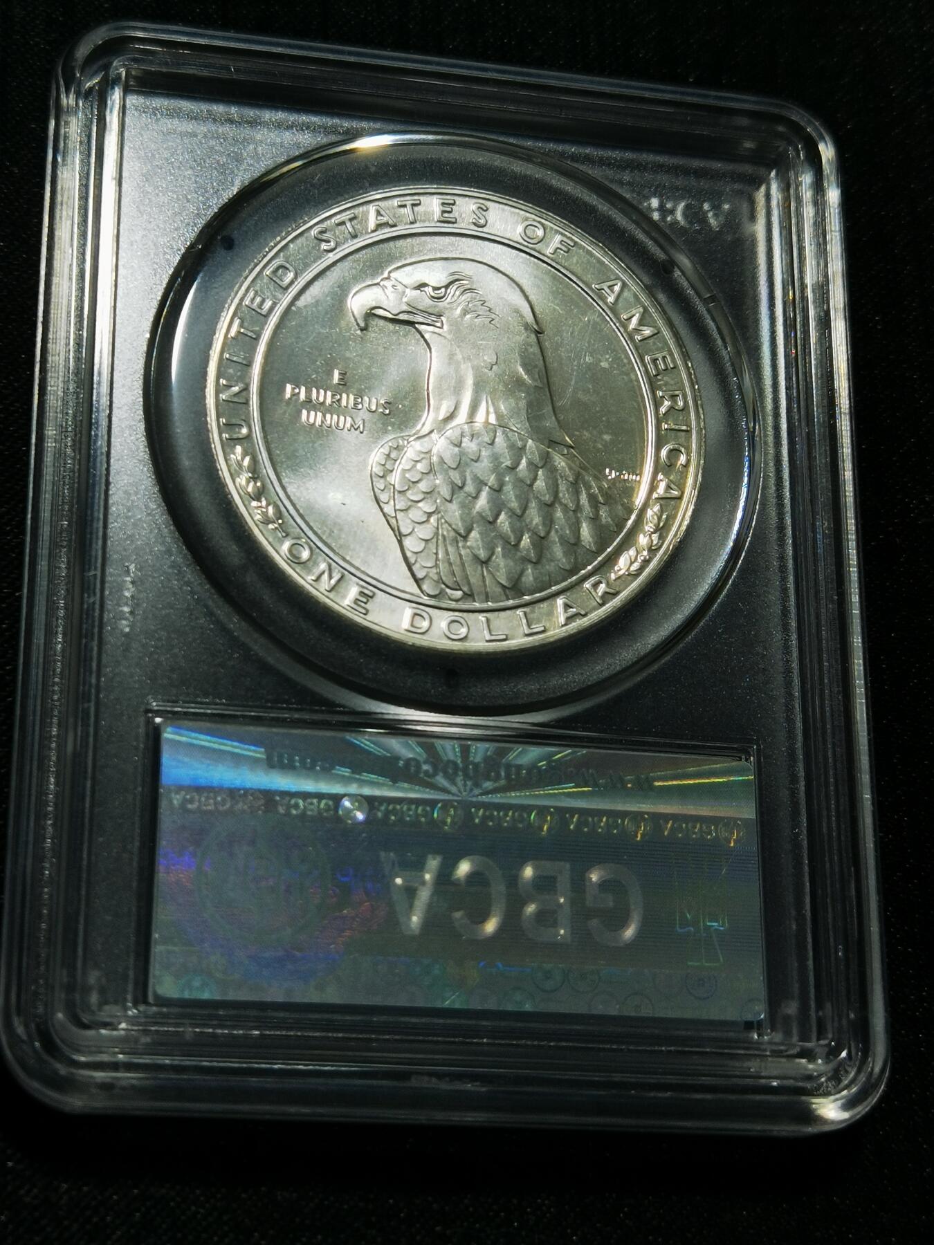 天下钱庄专场欢迎参拍 美国洛杉矶奥运会一美元银币