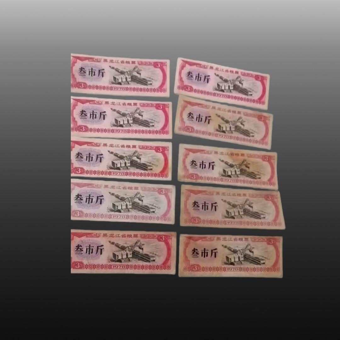 贺春启航--林泉 粮票