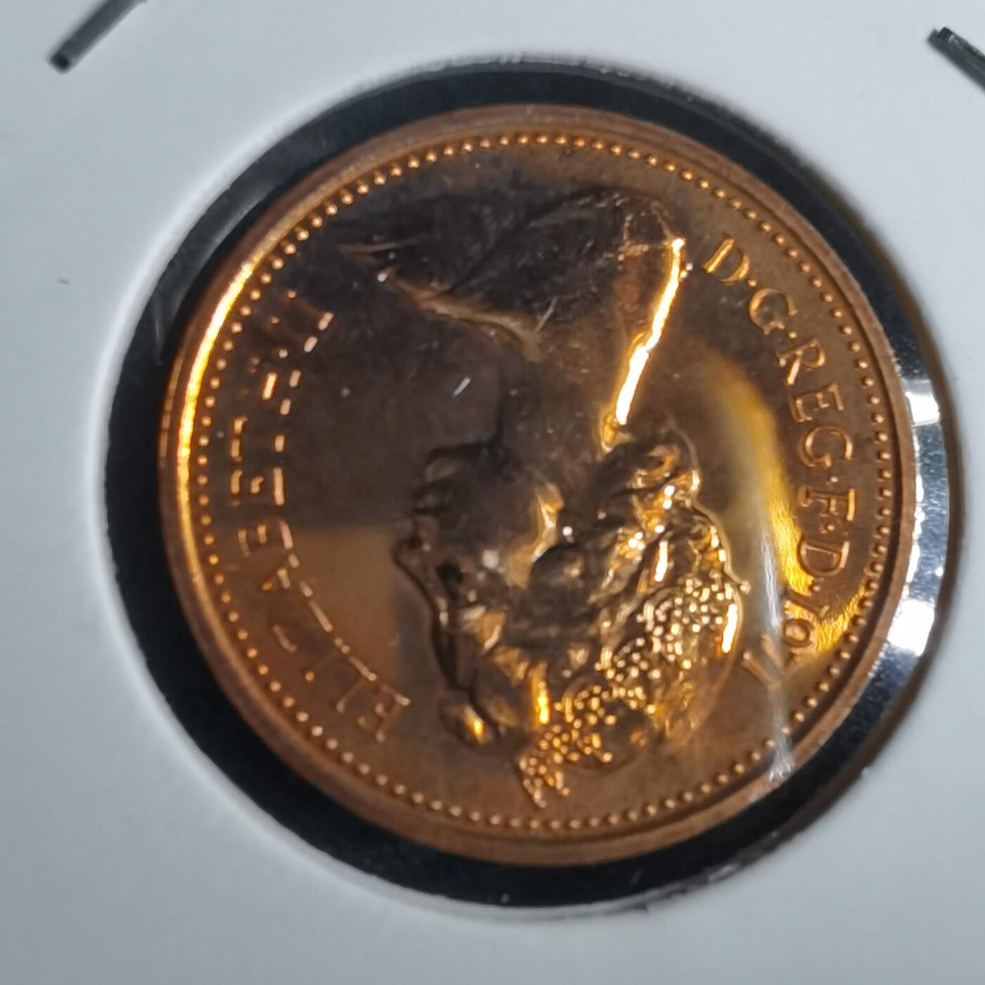 沼泽如烟--第967场 英国1971年1便士精制币