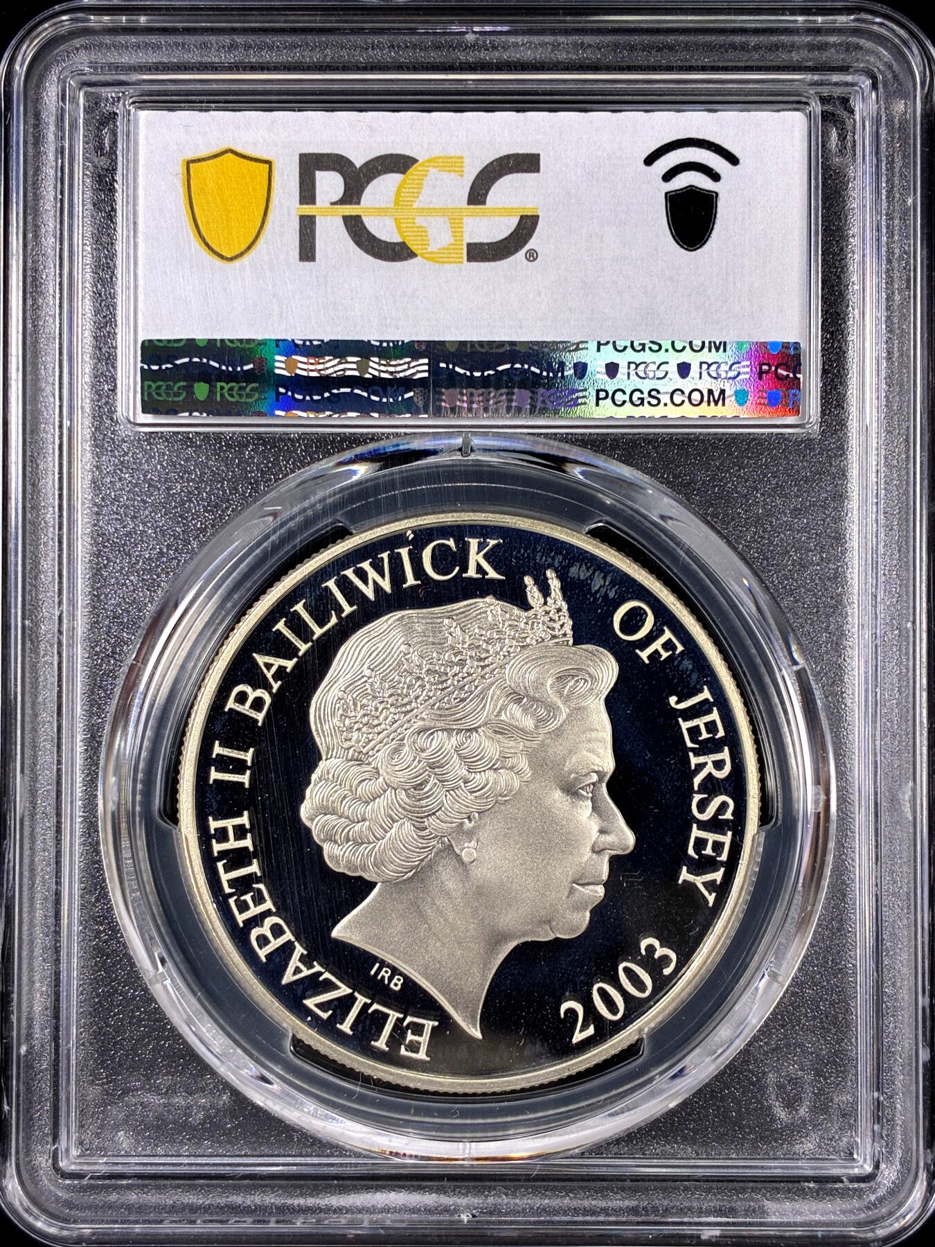 【雨安】【直播拍卖】【第0126期-评级币章】2026-01-24 周六 19:30 [评级现代] Jersey 泽西 5镑 2003年 航海家弗朗西斯·德雷克 PCGS-PR68DCAM 精制币