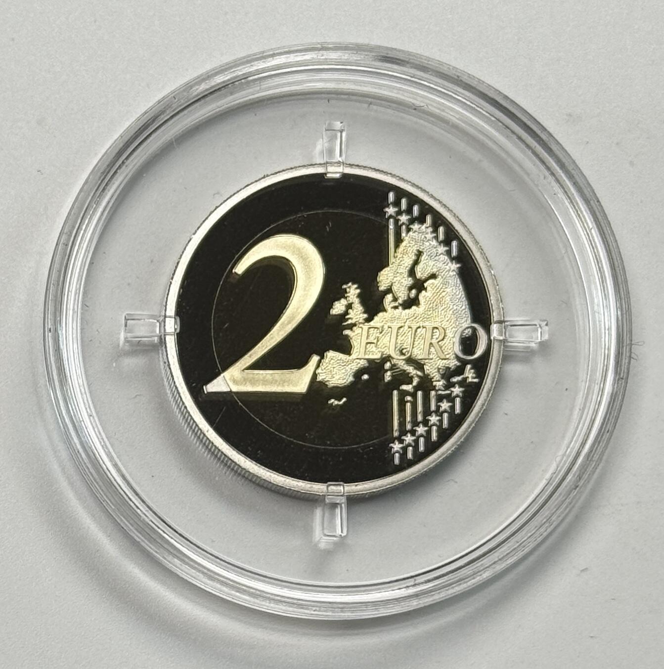 S&S Numismatic世界钱币-拍卖 第119期  法国2025年 巴黎圣母院 2欧元双色精制纪念币 盒证齐全