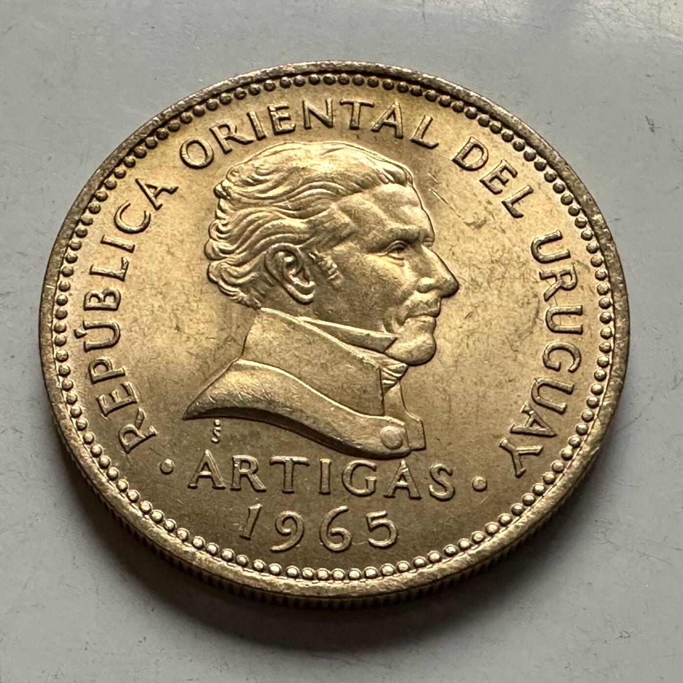 🌹外币初藏🌹🐯2026年第10场  每周二四六晚8️⃣点 接代拍 乌拉圭1965年五比索