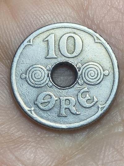 2026年第十二场(总第一百八十一场）外国好品散币场(免佣金) - 丹麦🇩🇰1935年10欧尔(克里斯蒂安十世第五版，N; GJ版)