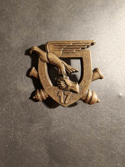 老王徽章第178期 - 法国陆军第17炮兵团证章