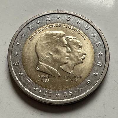 🌹外币初藏🌹🐯2026年第10场  每周二四六晚8️⃣点 接代拍 - 卢森堡2005年阿道夫大公逝世 100周年2欧元纪念币