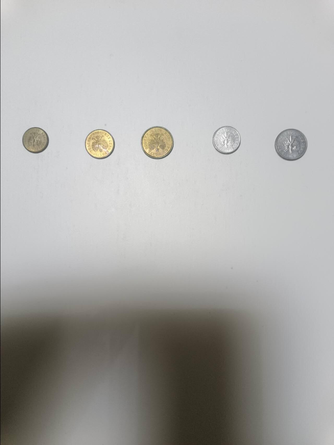 【20260122】非全新纸币和硬币第328场 波兰5枚硬币小全套