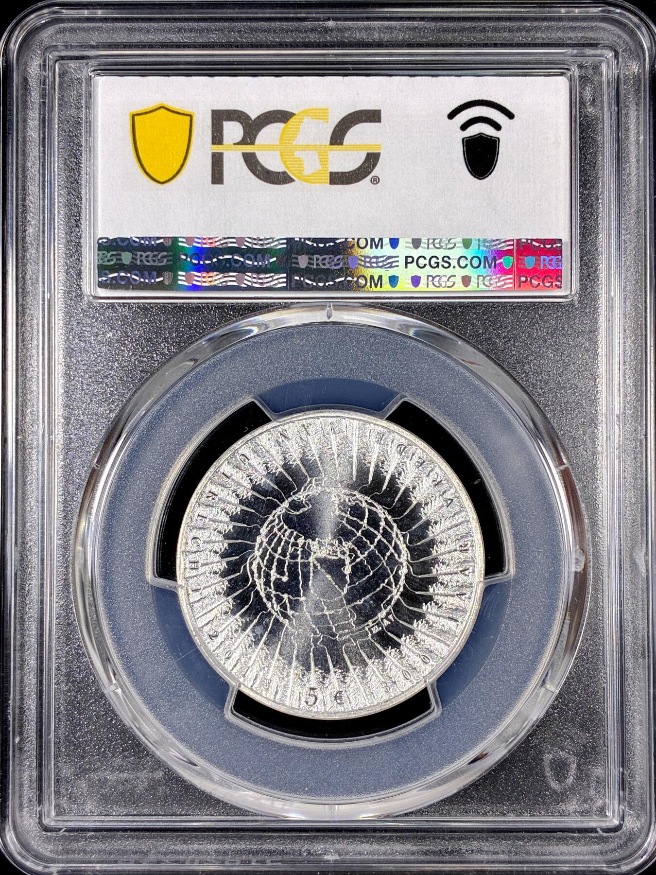 【雨安】【直播拍卖】【第0126期-评级币章】2026-01-24 周六 19:30 [评级欧元] Netherlands 欧元 荷兰 5欧元 2013年 乌特勒支和平条约  PCGS-MS68