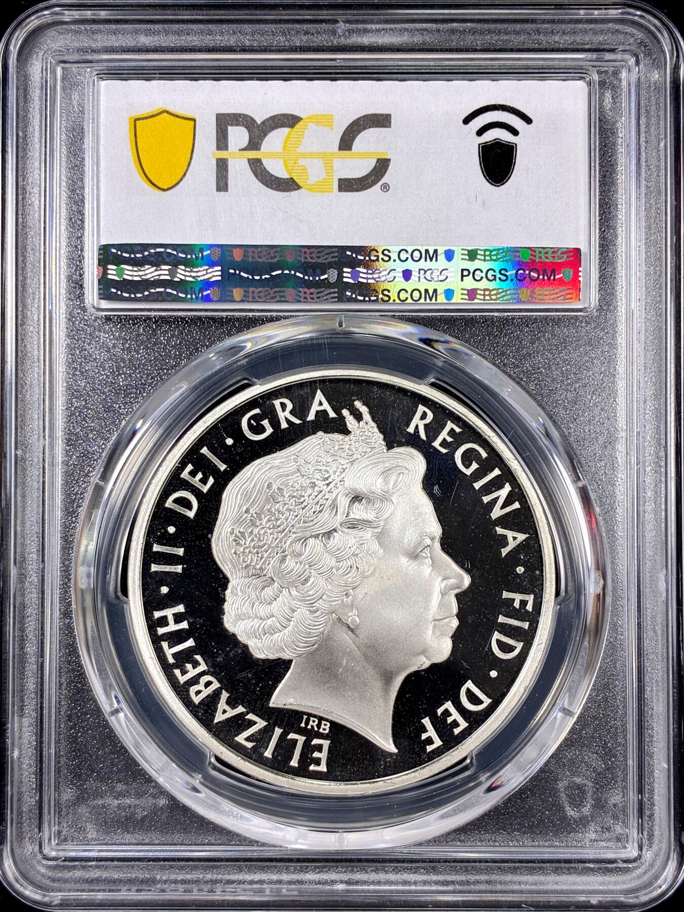 【雨安】【直播拍卖】【第0126期-评级币章】2026-01-24 周六 19:30 [评级现代] Great Britain 英国 5镑 2011年 菲利普90岁生日 [28.28克,  0.925银] PCGS-PR68DCAM 精制币