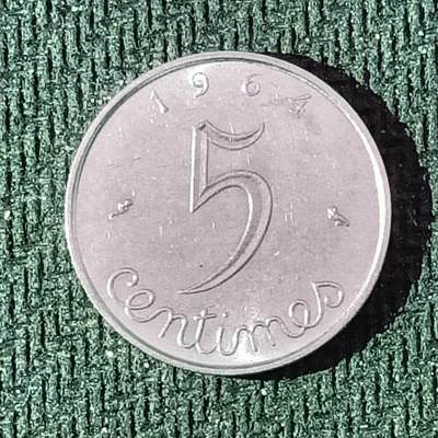 新2026B第六组世界各国精品钱币奖章纪念章花钱401-830 - 589法国5生丁