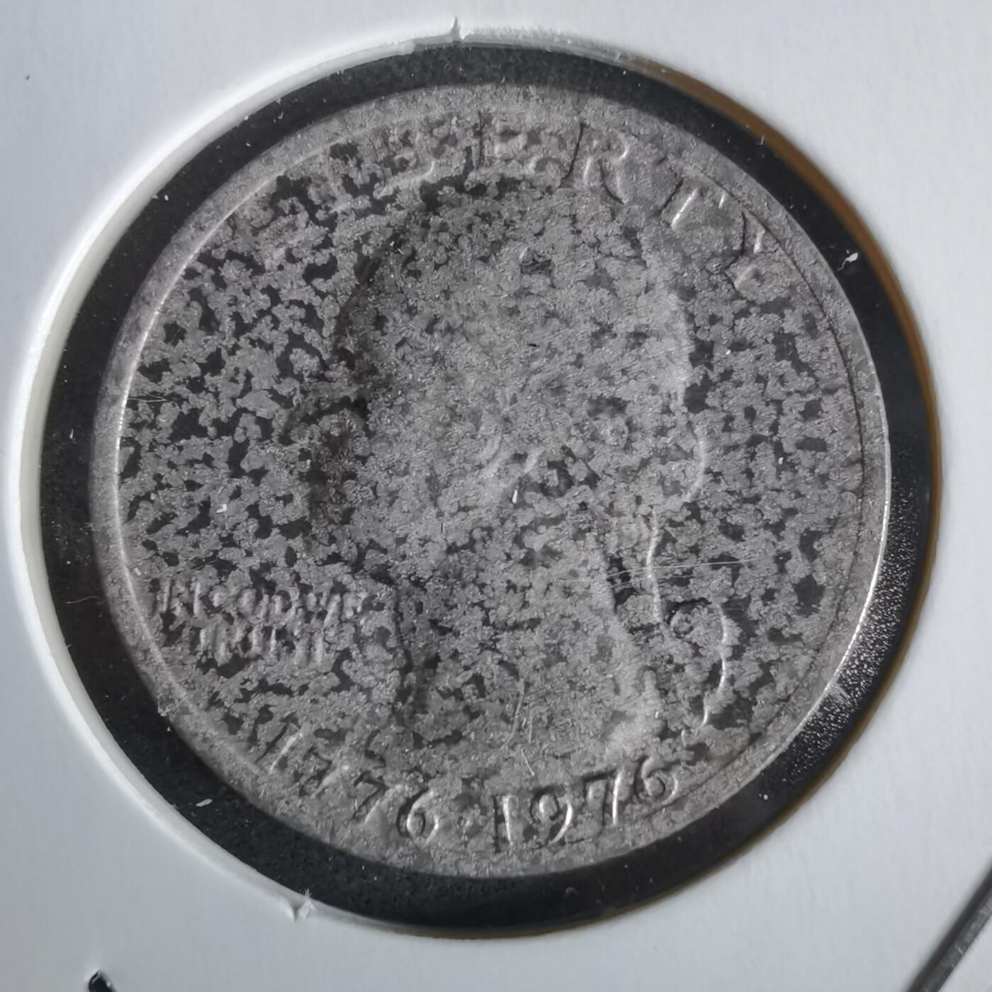 沼泽如烟--第968场 美国1976年25分纪念币