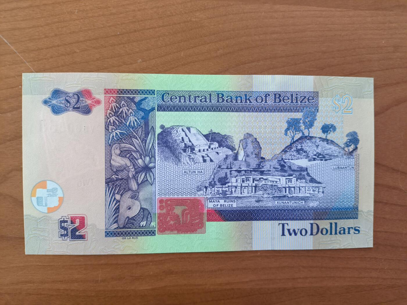 鑫鑫爱钱币2026-01-19 2021-伯利兹-2元 品相:UNC 【靓号无347】