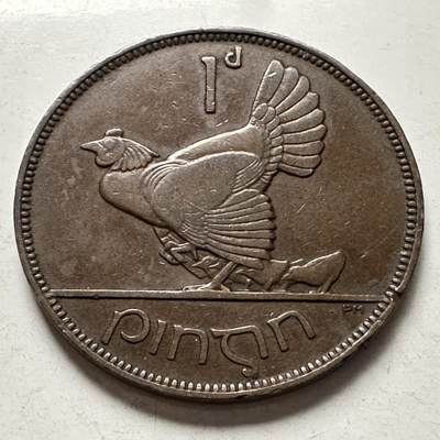 🌹外币初藏🌹🐯2026年第10场  每周二四六晚8️⃣点 接代拍 - 爱尔兰1933年一便士 