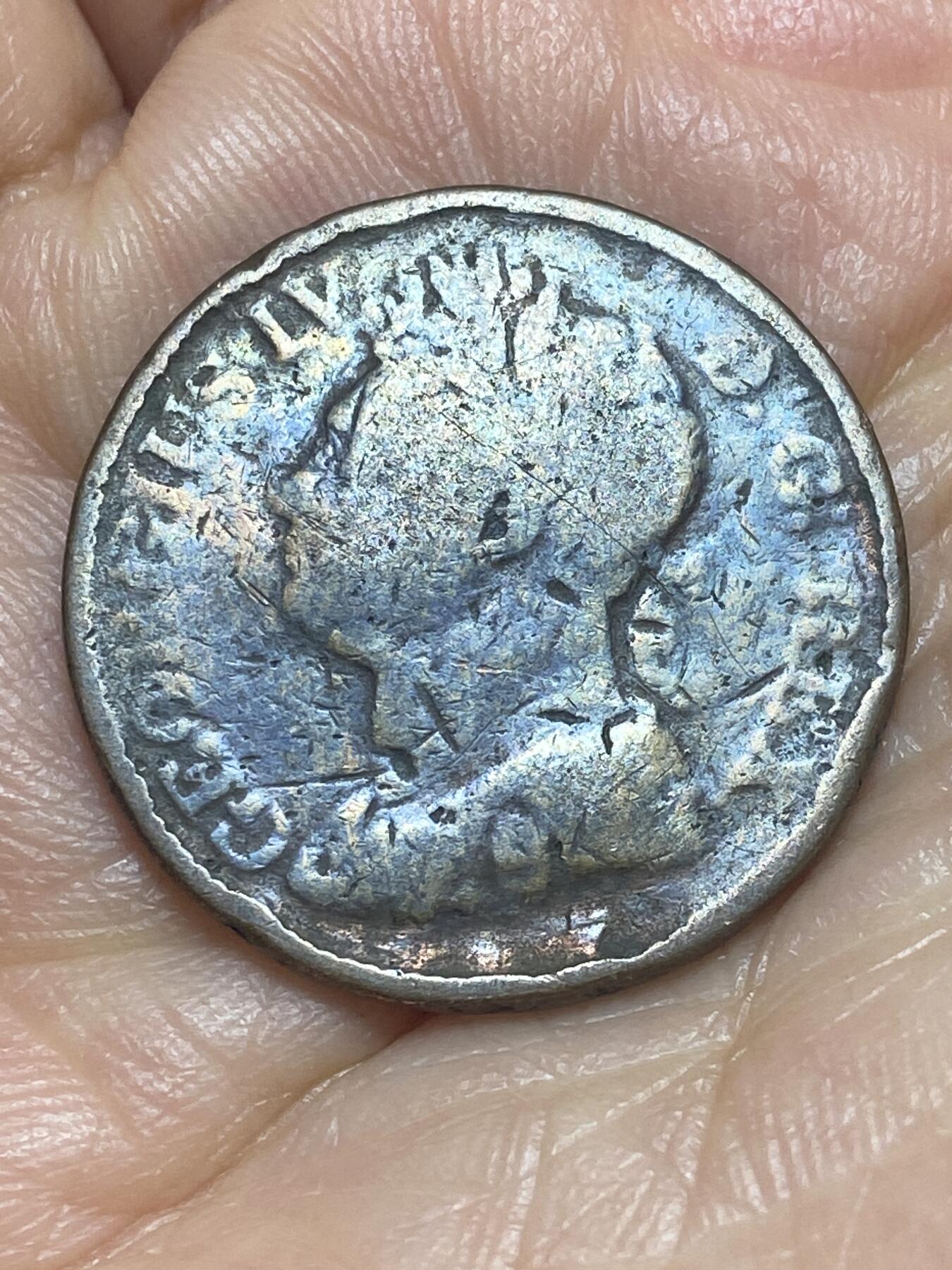 2026年第十二场(总第一百八十一场）外国好品散币场(免佣金) 英属爱尔兰1822年1/2便士(乔治四世时期)