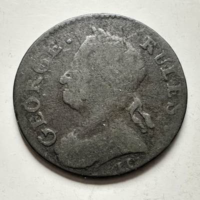 🌹外币初藏🌹🐯2026年第10场  每周二四六晚8️⃣点 接代拍 - 英国1774年乔治三世半便士铜币