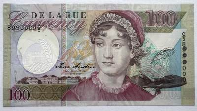 2026第2场（总第229期）：精品测试钞、连体钞综合场 - 版二/狮子号0000 德纳罗DLR “简奥斯汀”横竖双号码塑料测试钞UNC（TDLR-412b）