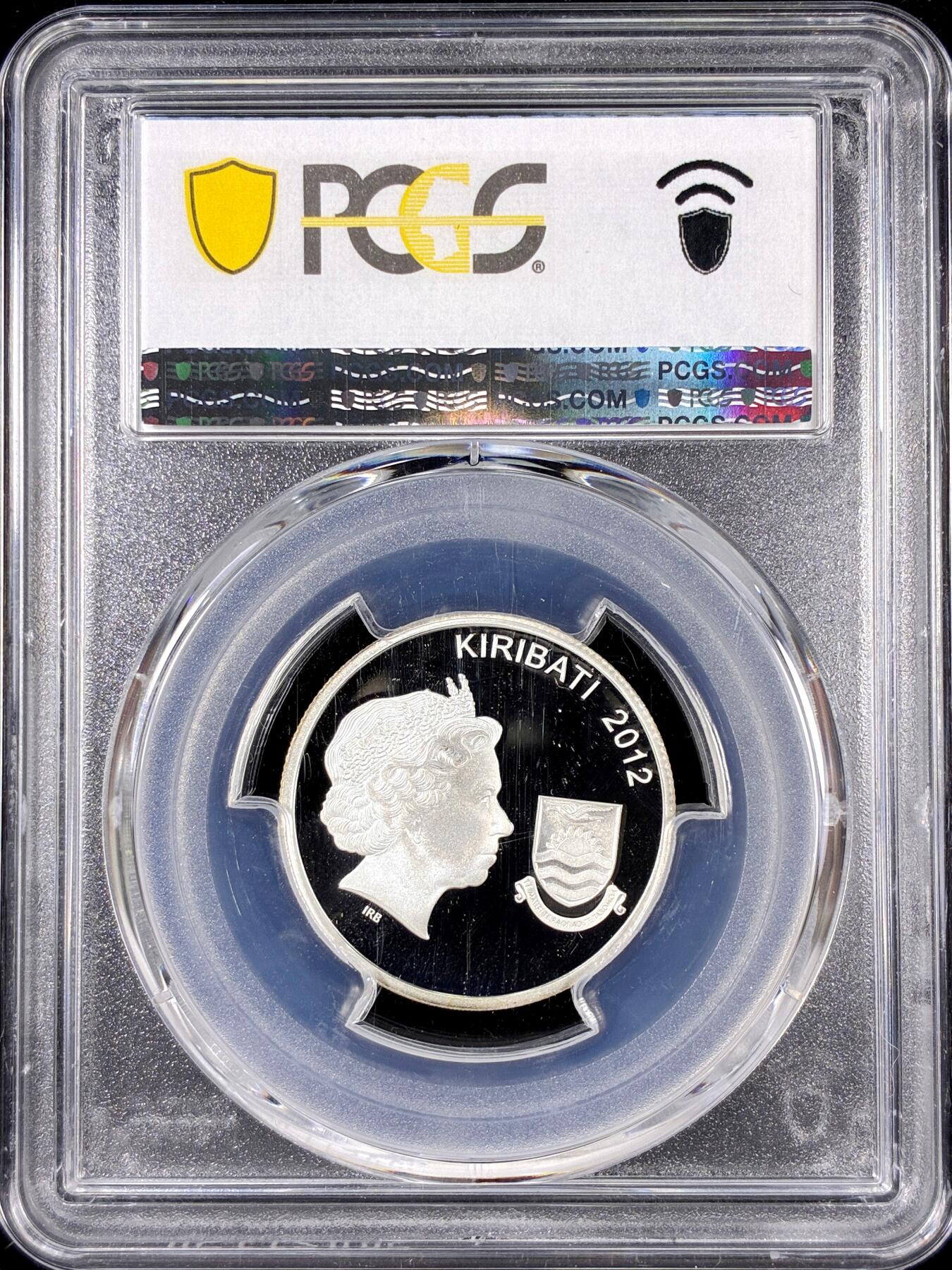 【雨安】【直播拍卖】【第0126期-评级币章】2026-01-24 周六 19:30 [评级现代] Kiribati 基里巴斯 10元 2012年 我们会记住他们 银币 PCGS-PR70DCAM 精制币