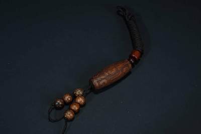 上海都达杂项专场四（全场包邮） - 天然奇楠沉香天珠吊坠挂件 附鉴定证书86-279