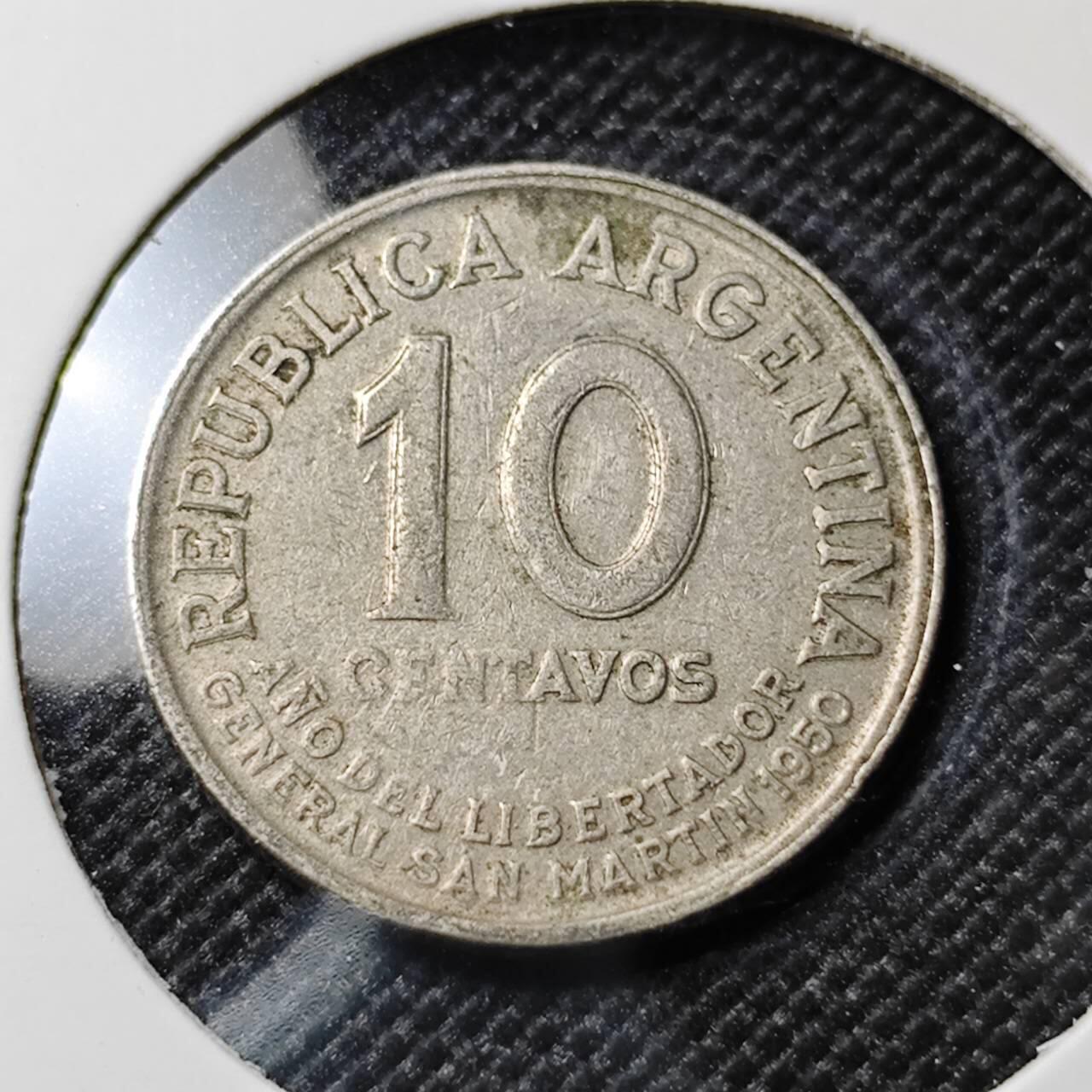 KK钱币收藏小铺  第388期  2月预留时间 周末发货  阿根廷10分纪念币