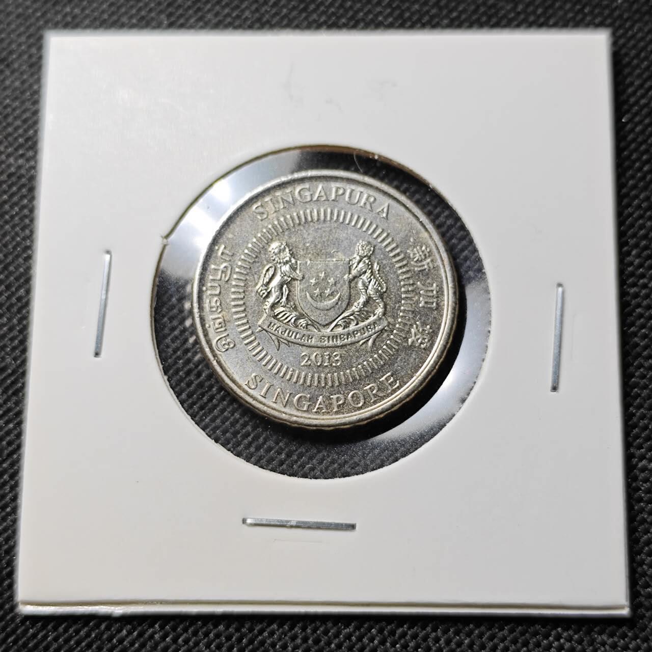 KK钱币收藏小铺  第388期  2月预留时间 周末发货  新加坡50分