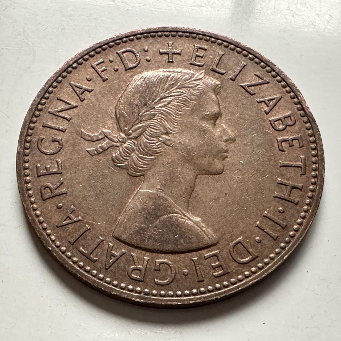 🌹外币初藏🌹🐯2026年第10场  每周二四六晚8️⃣点 接代拍 英国1965年一便士