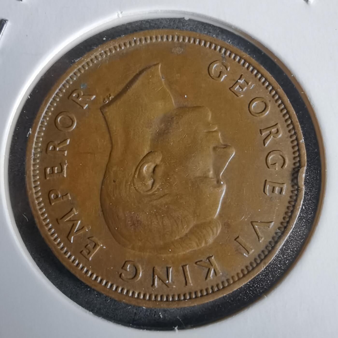 沼泽如烟--第968场 新西兰1946年半便士