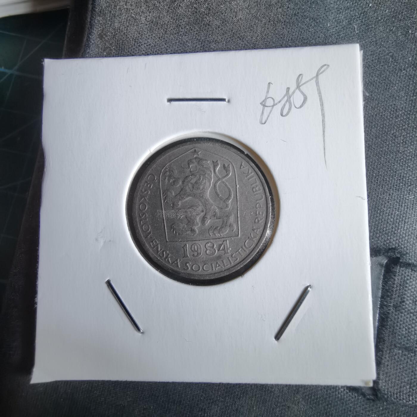 沼泽如烟--第968场 捷克斯洛伐克1984年50赫勒