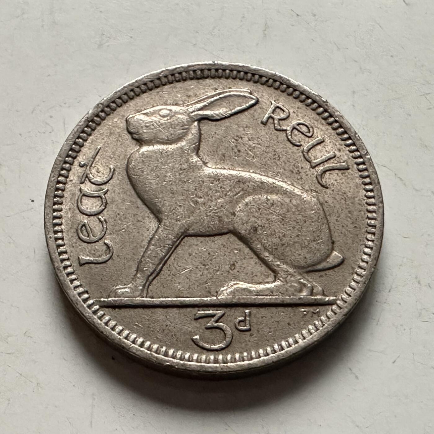 🌹外币初藏🌹🐯2026年第10场  每周二四六晚8️⃣点 接代拍 爱尔兰1963年3便士 