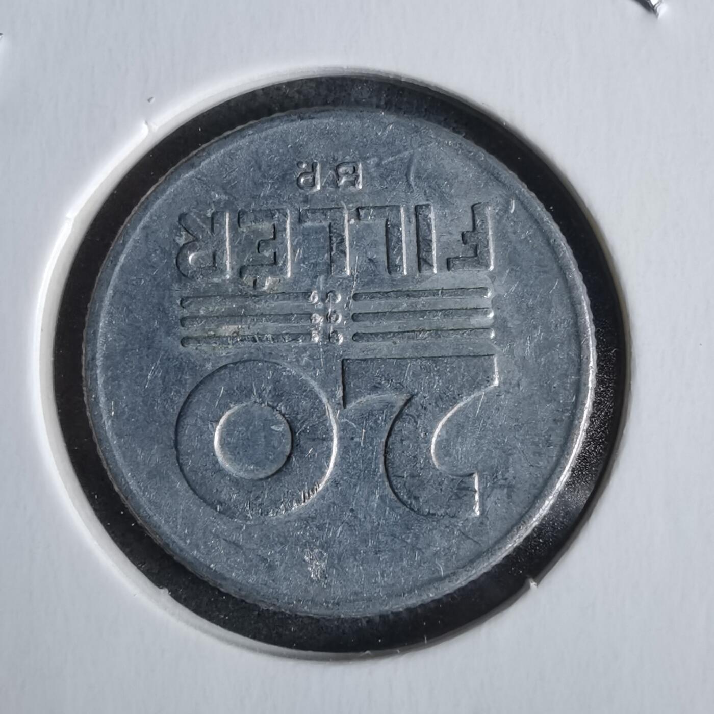 沼泽如烟--第968场 匈牙利1975年20菲勒