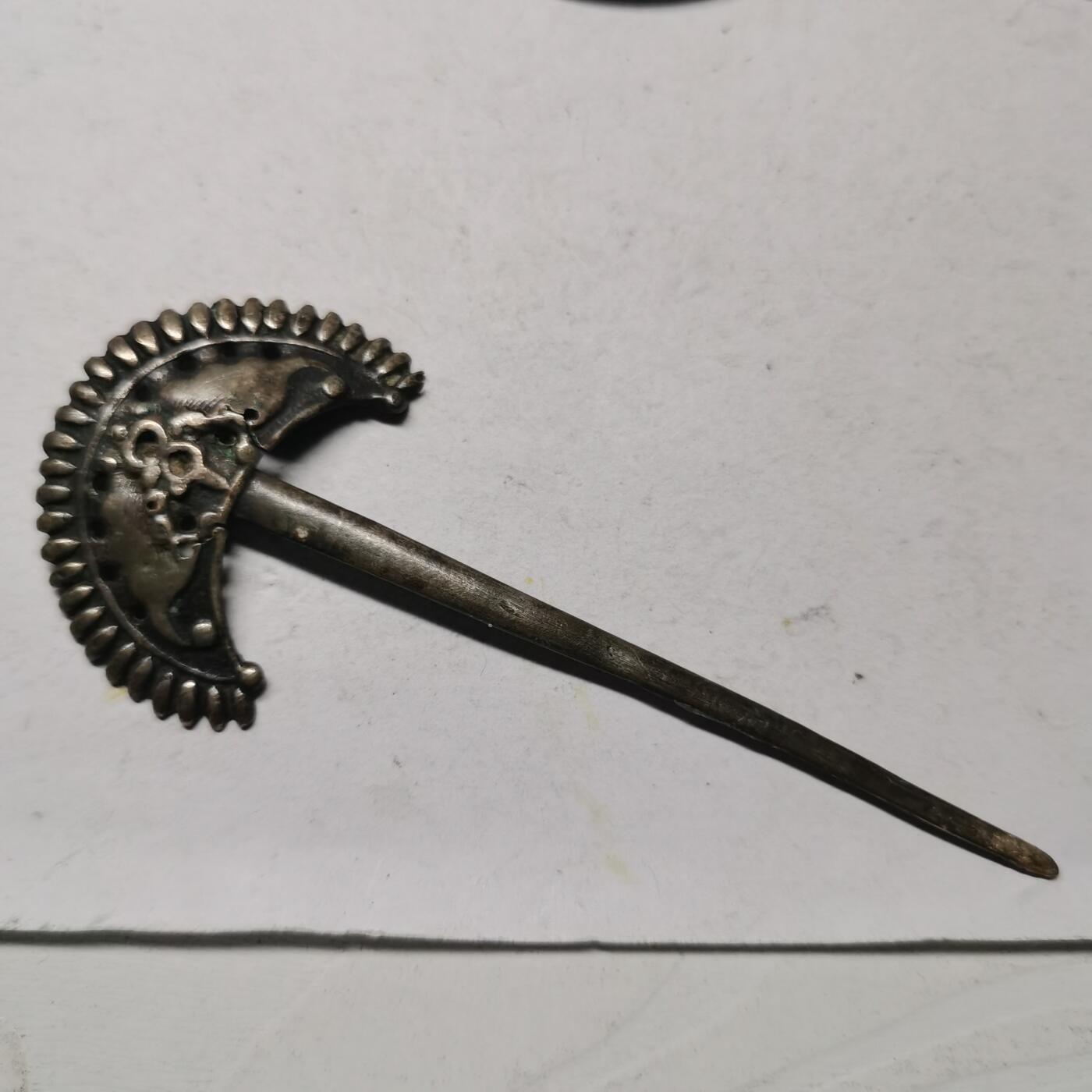 杂件专场95期 清代老银发簪