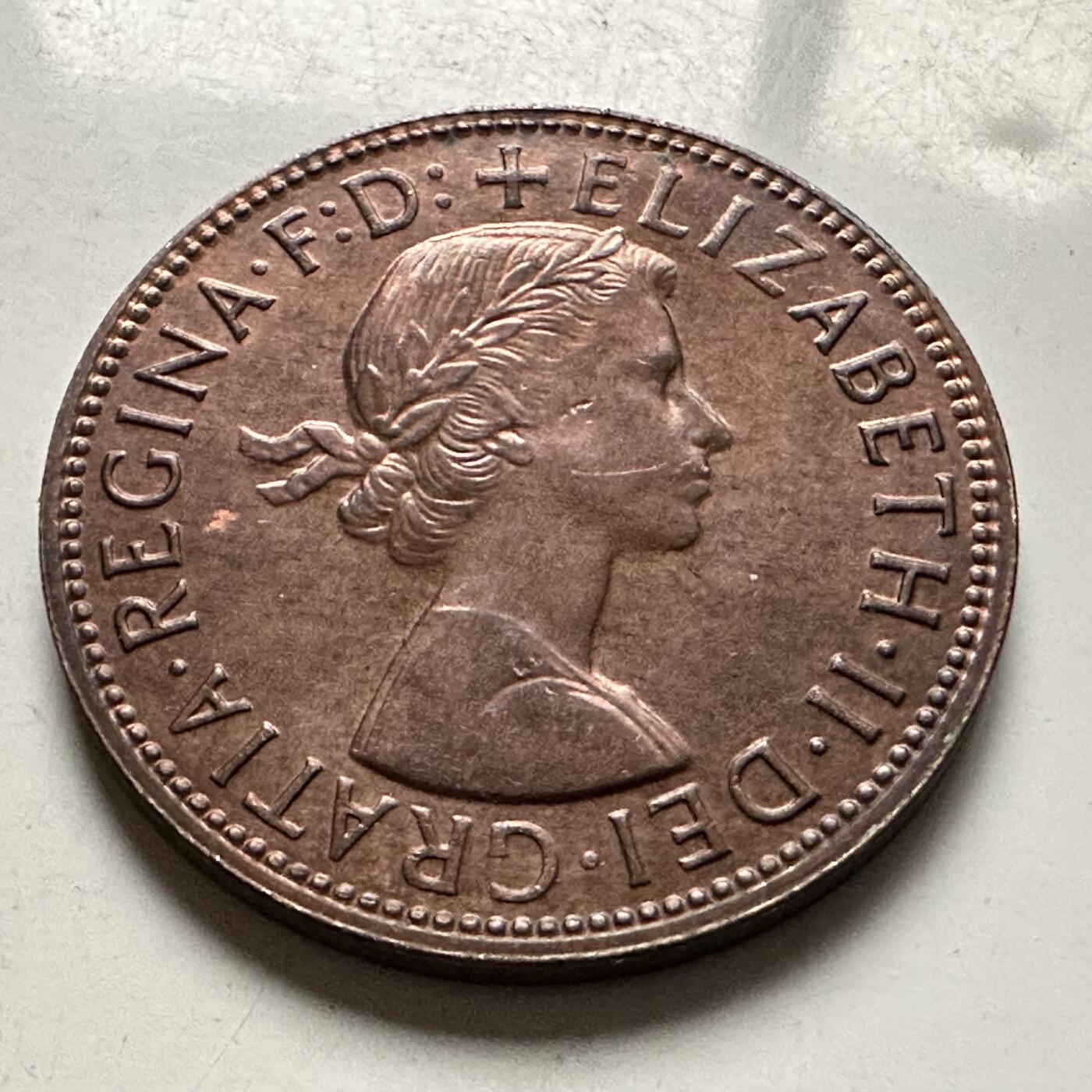 🌹外币初藏🌹🐯2026年第10场  每周二四六晚8️⃣点 接代拍 澳大利亚1964年一便士