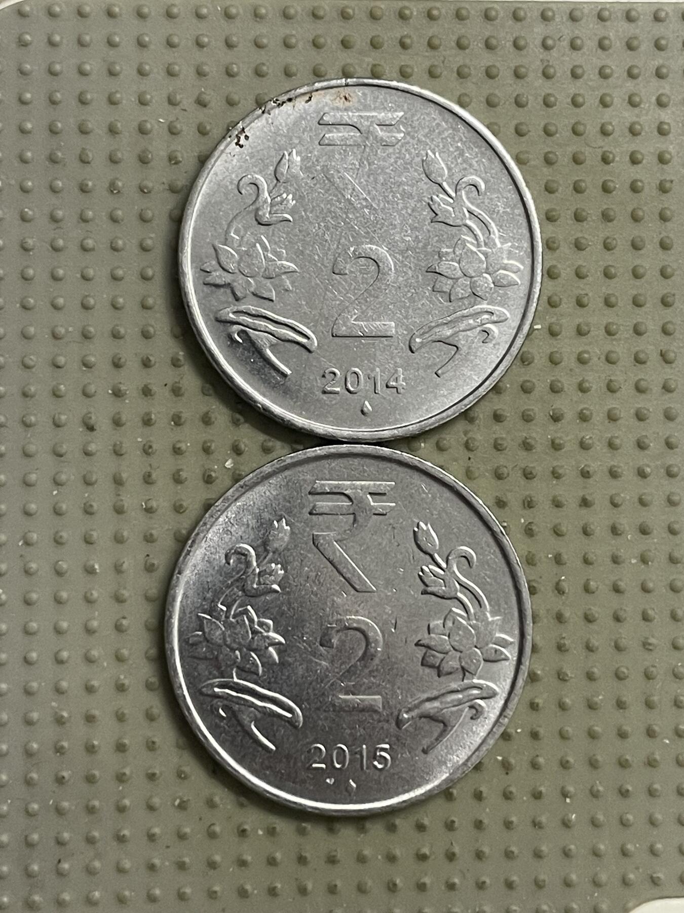 2026年第15场各国散币拍卖（总第165场） 印度2卢比2枚