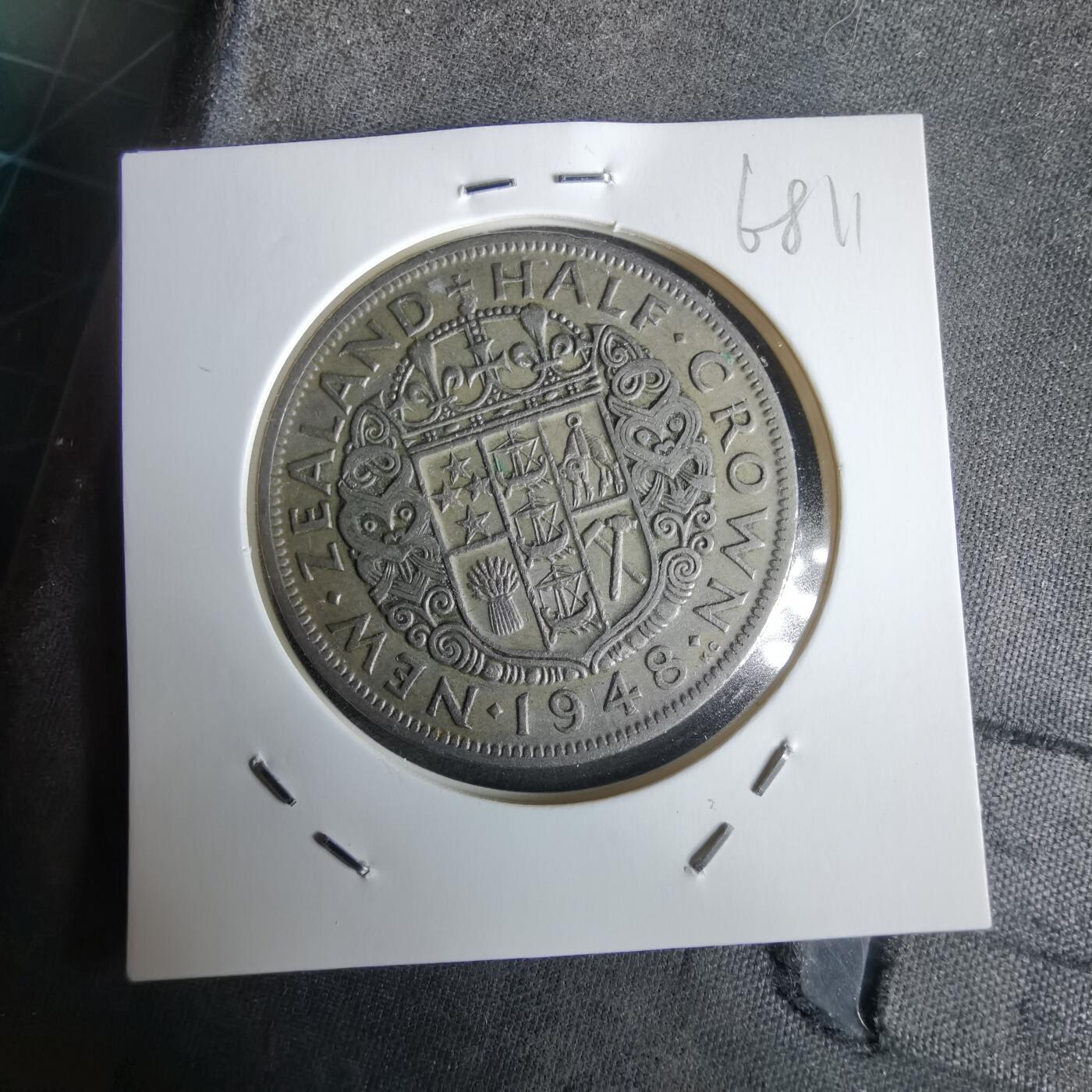 沼泽如烟--第968场 新西兰1948年半克朗