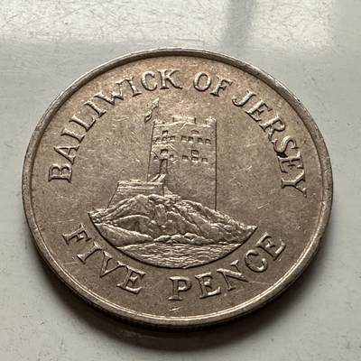 🌹外币初藏🌹🐯2026年第10场  每周二四六晚8️⃣点 接代拍 - 泽西岛1983年5便士