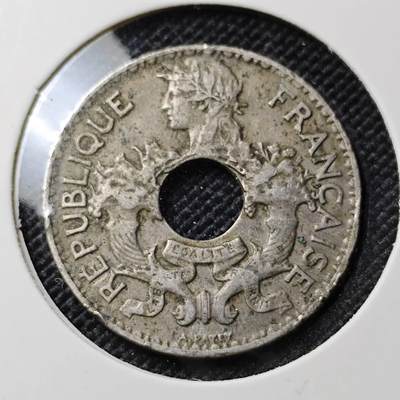 KK钱币收藏小铺  第388期  2月预留时间 周末发货 -  1934法属印支5分镍币