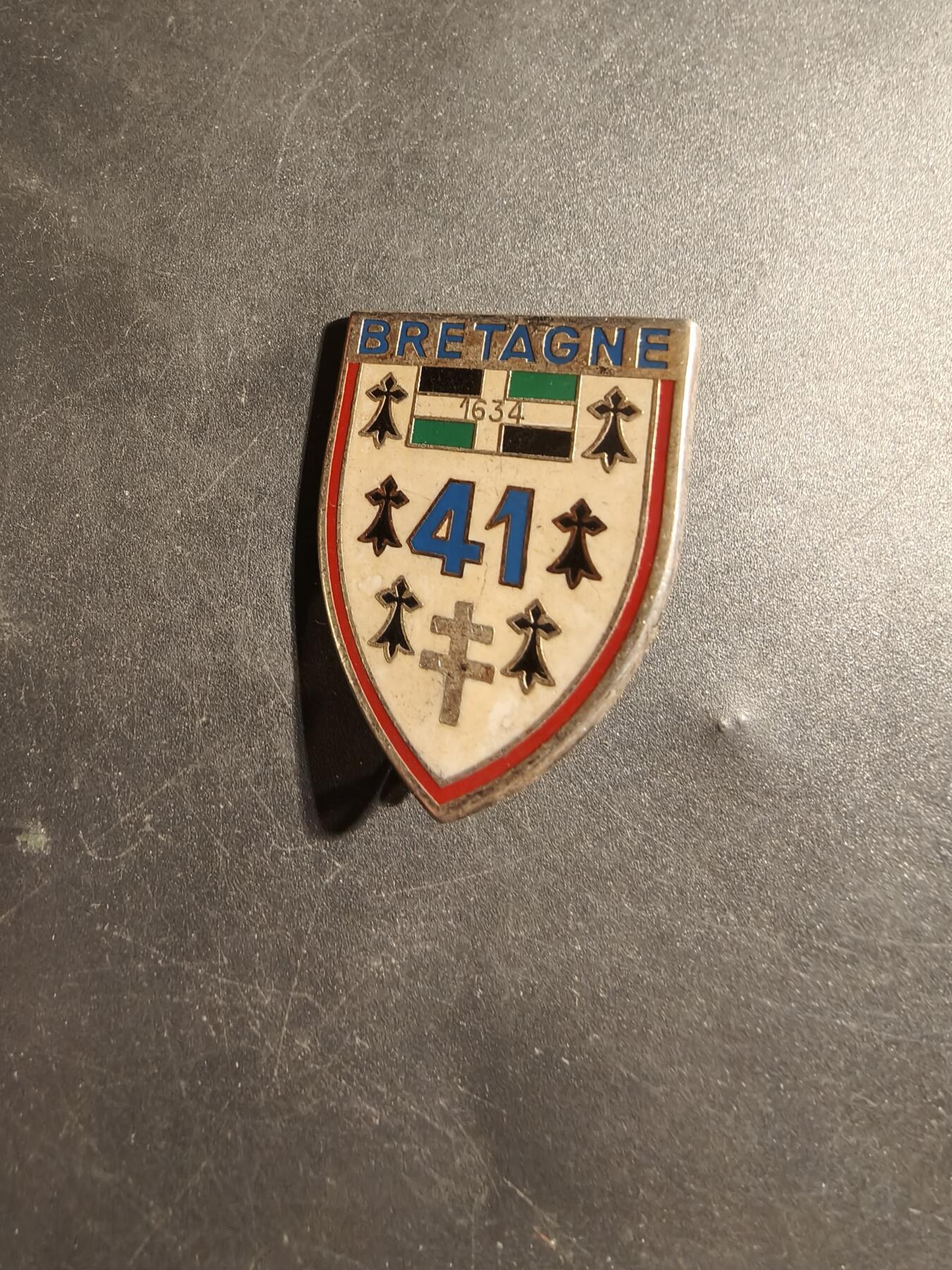 老王徽章第178期 法国陆军第41步兵团证章