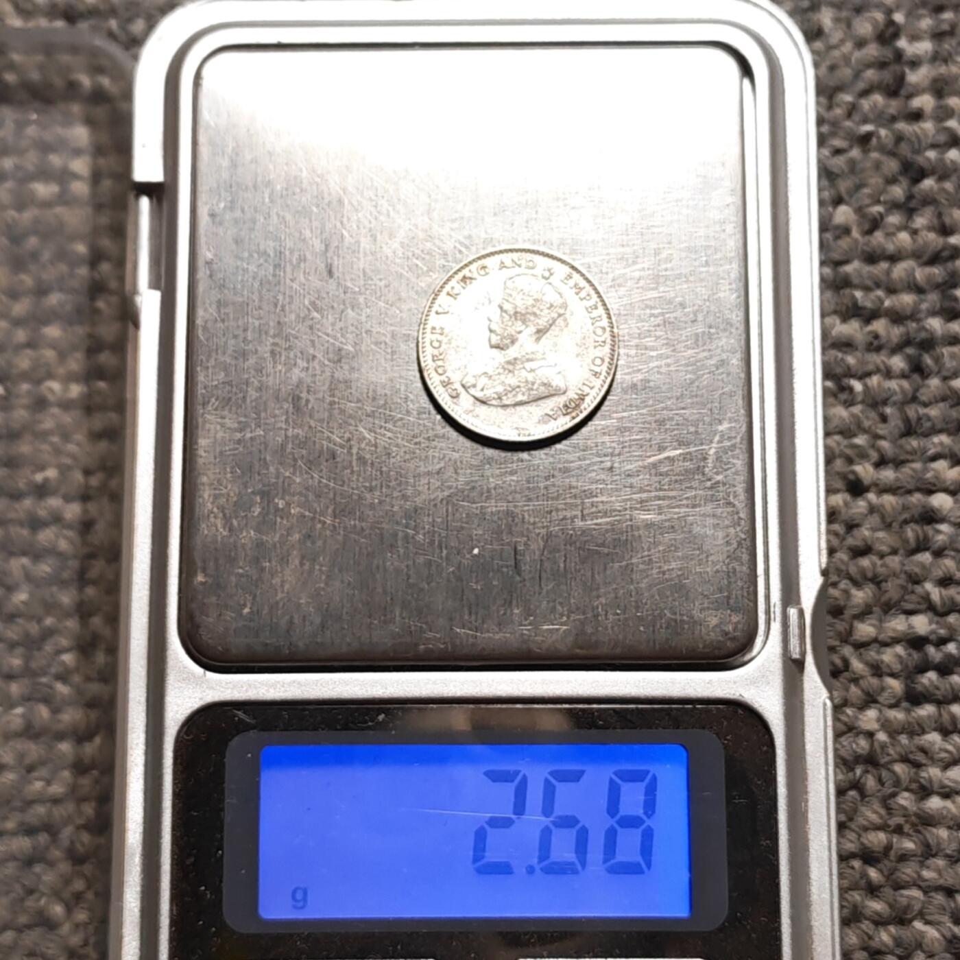 1927年英属海峡殖民地乔治五世10分银币