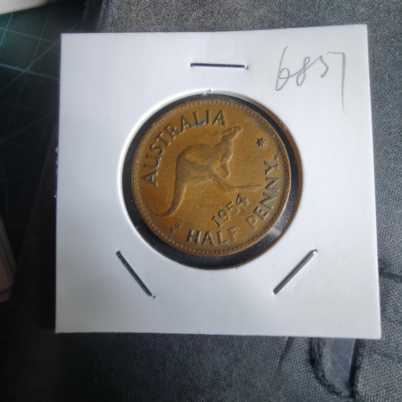 沼泽如烟--第968场 澳大利亚1954年半便士