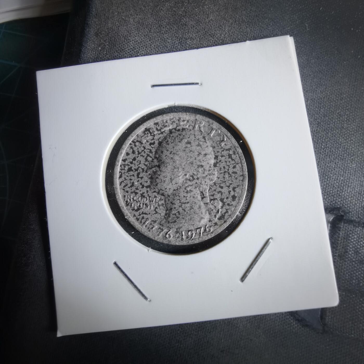 沼泽如烟--第968场 美国1976年25分纪念币