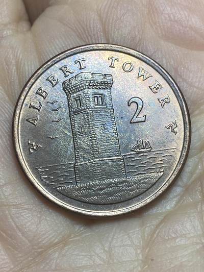 2026年第十二场(总第一百八十一场）外国好品散币场(免佣金) - 英属马恩岛🇮🇲2015年2便士(伊丽莎白二世老年第三套)