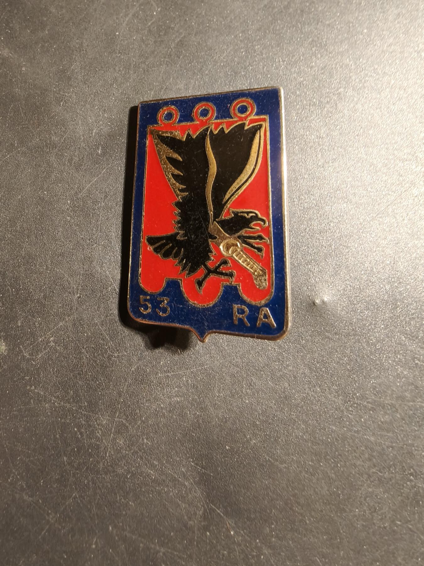 老王徽章第178期 法国陆军第53炮兵团证章