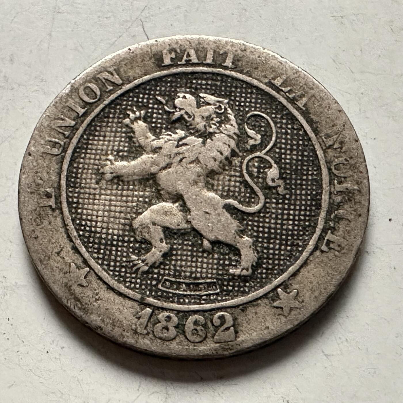 🌹外币初藏🌹🐯2026年第10场  每周二四六晚8️⃣点 接代拍 比利时1862年五分