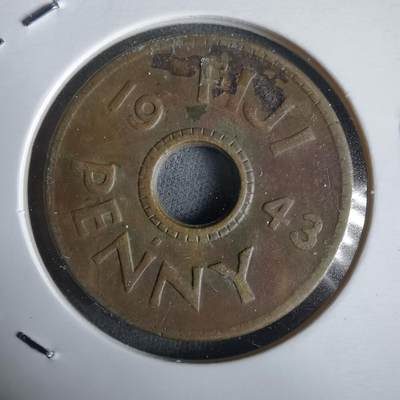 沼泽如烟--第968场 - 斐济1943年1便士