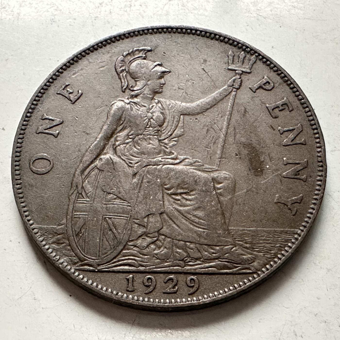 🌹外币初藏🌹🐯2026年第10场  每周二四六晚8️⃣点 接代拍 英国1929年一便士