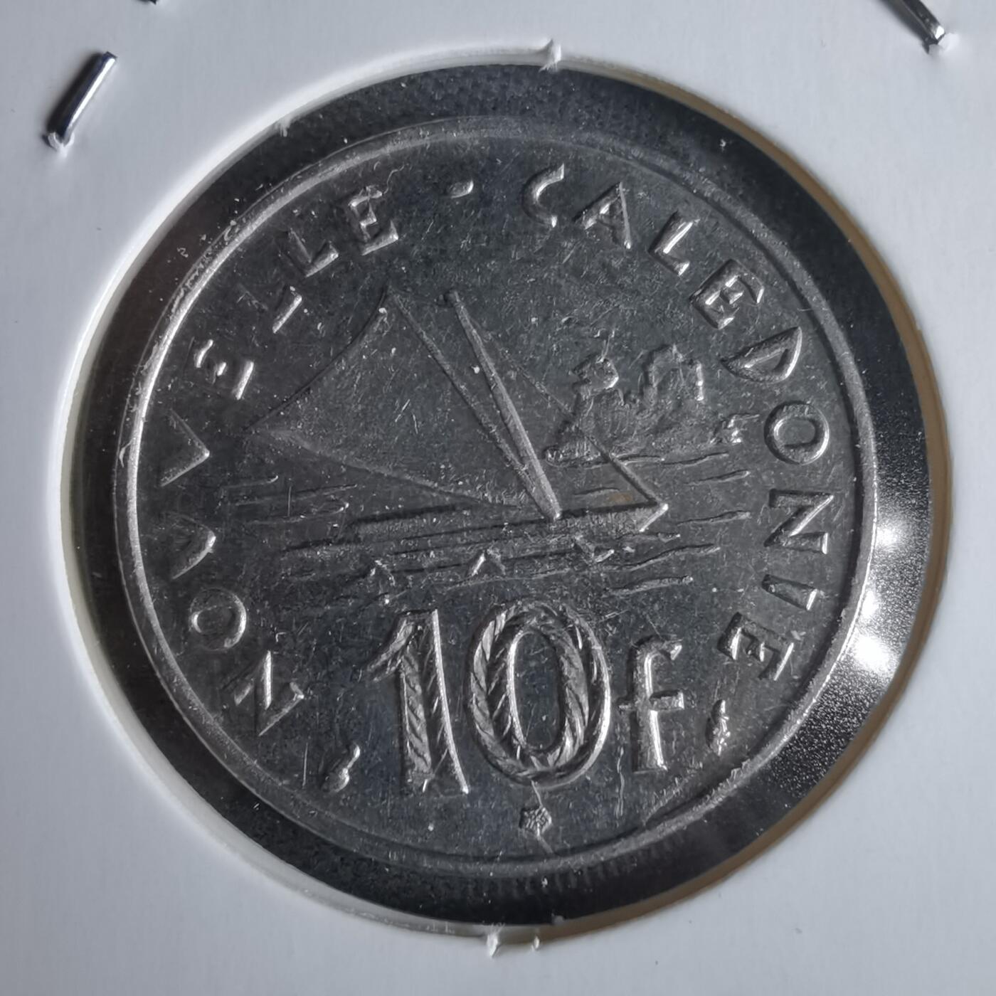 沼泽如烟--第968场 法属新喀里多尼亚1977年10法郎