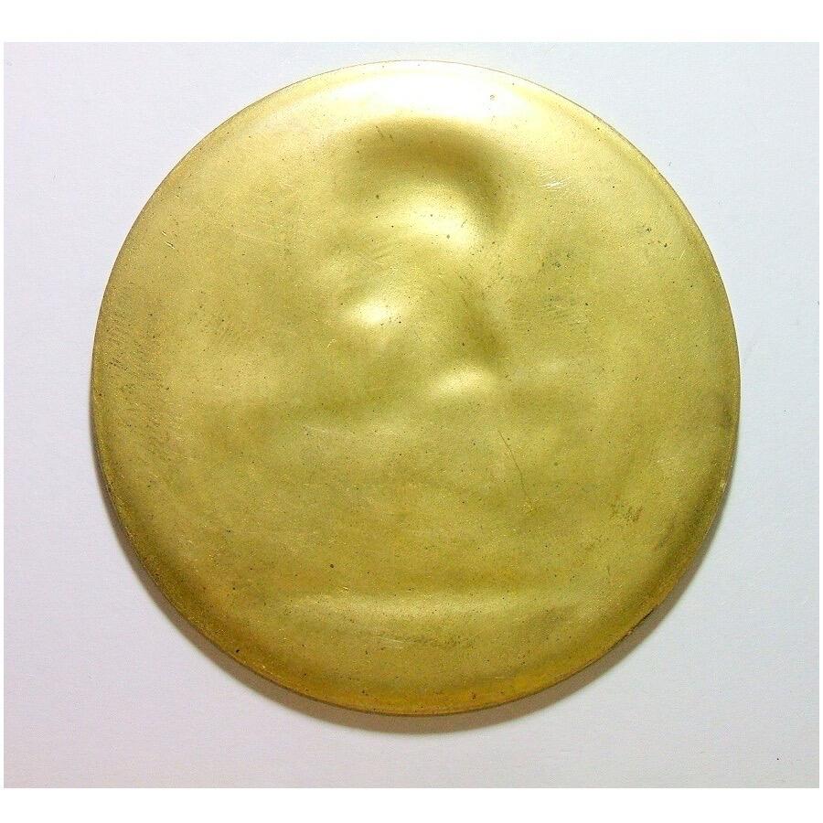 【艺术】法国艺术大章 纪念1800年拿破仑 马伦哥战役高浮雕精制超大镀金章 60MM