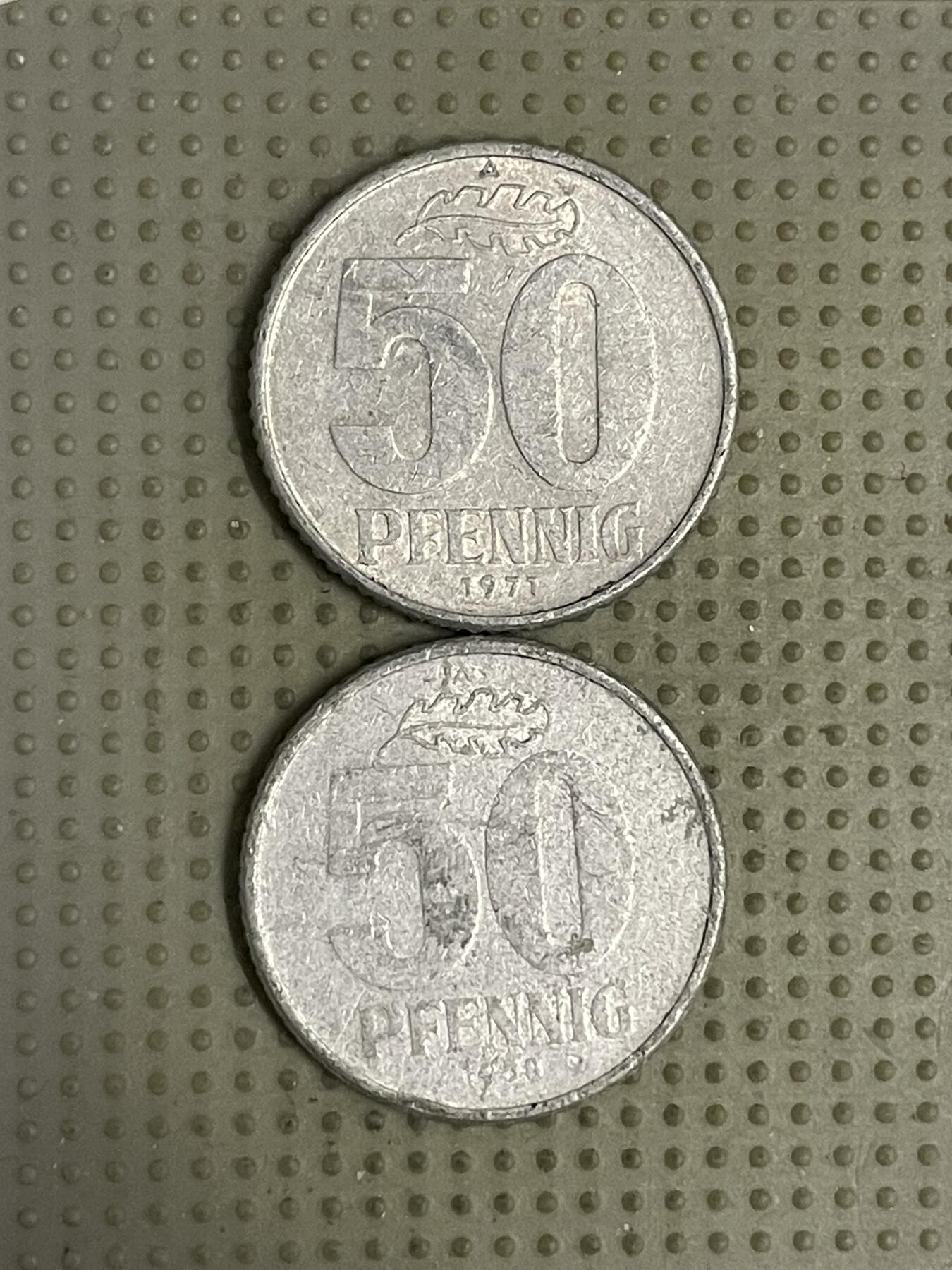 2026年第16场各国散币拍卖（总第166场） 东德50芬尼2枚